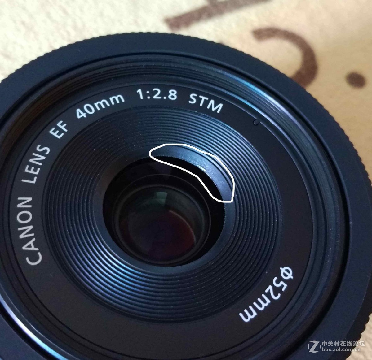 佳能Canon EF40 2.8 STM是不是品控问题？