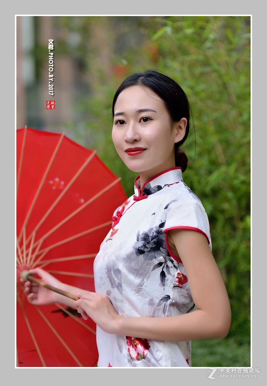 视觉光影济南老商埠旗袍美女1