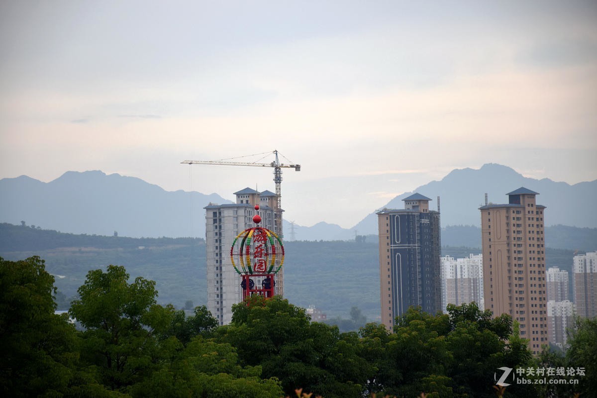 2017夏 长沙到喀什（11）鸟瞰宝鸡