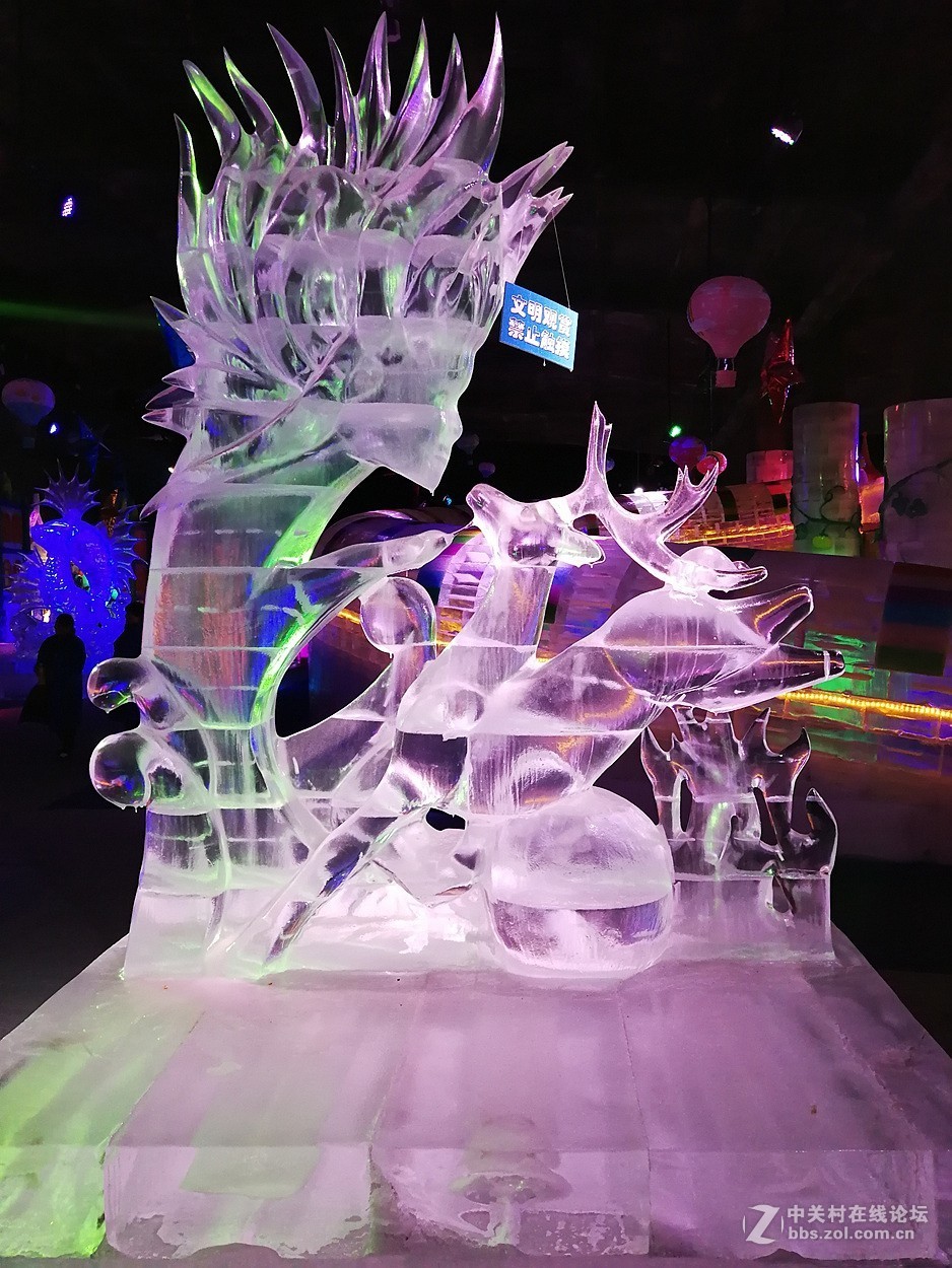 华为P10Plus：《冰雕世界》展馆掠影