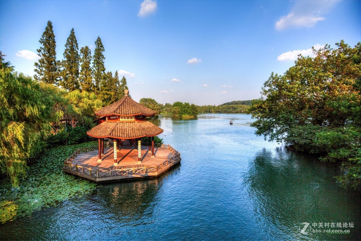 上有天堂下有苏杭西湖边唯一块湿地