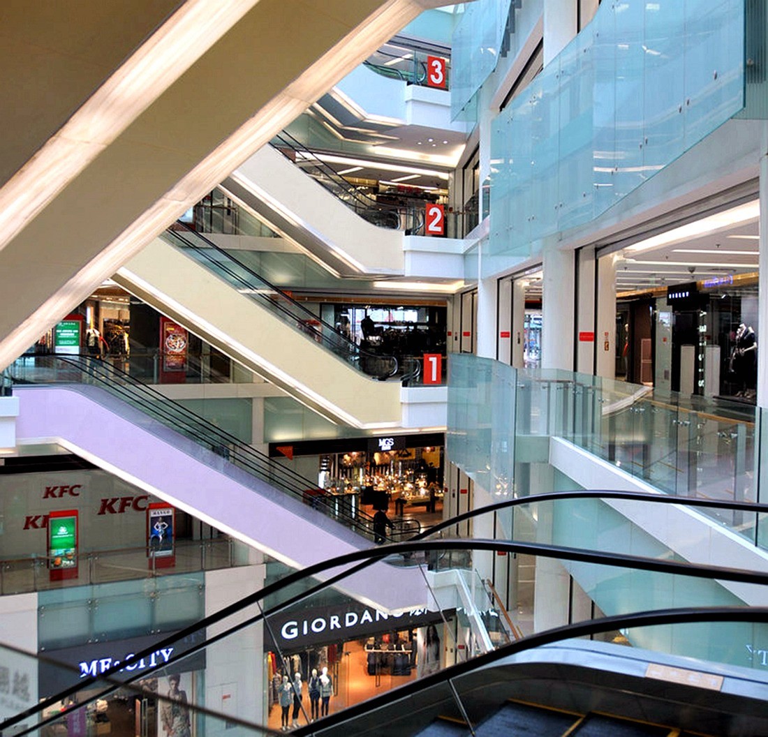 富丽堂皇的商场