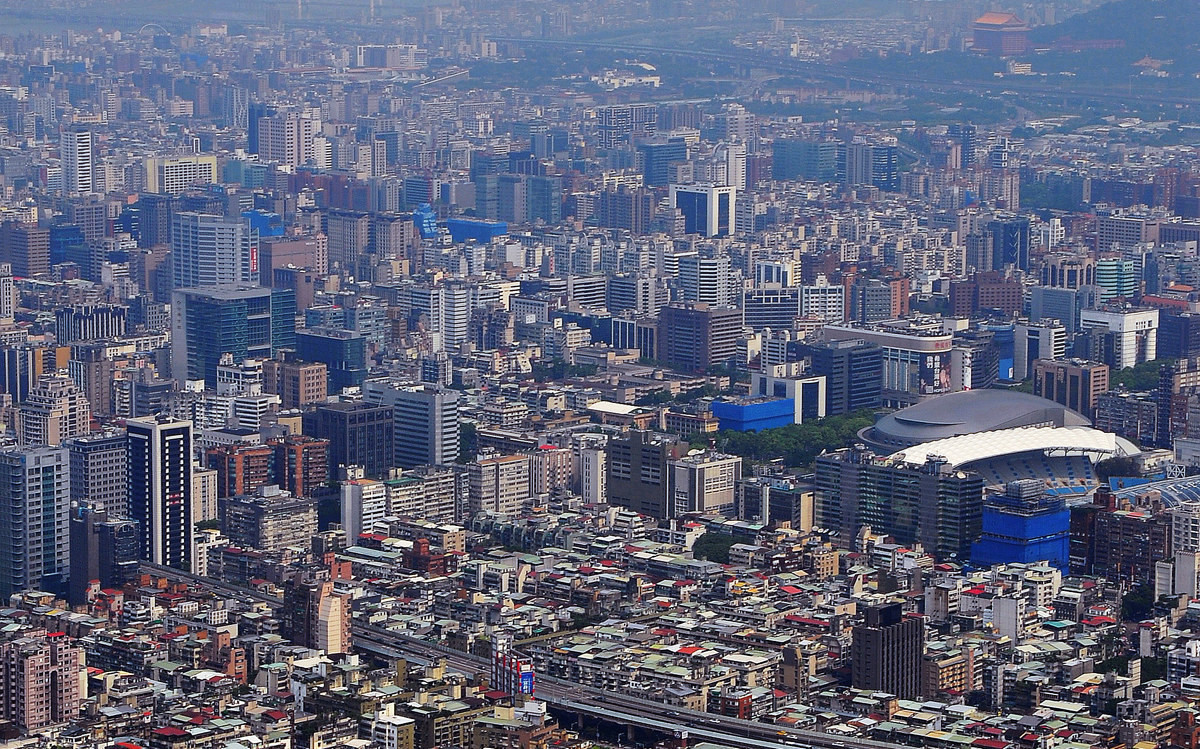 俯瞰台北台湾行纪实