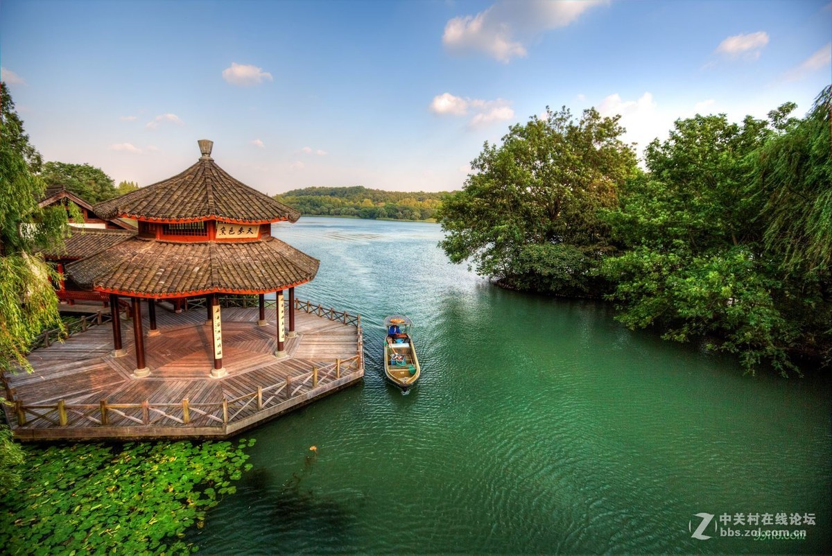 上有天堂下有苏杭西湖边唯一块湿地