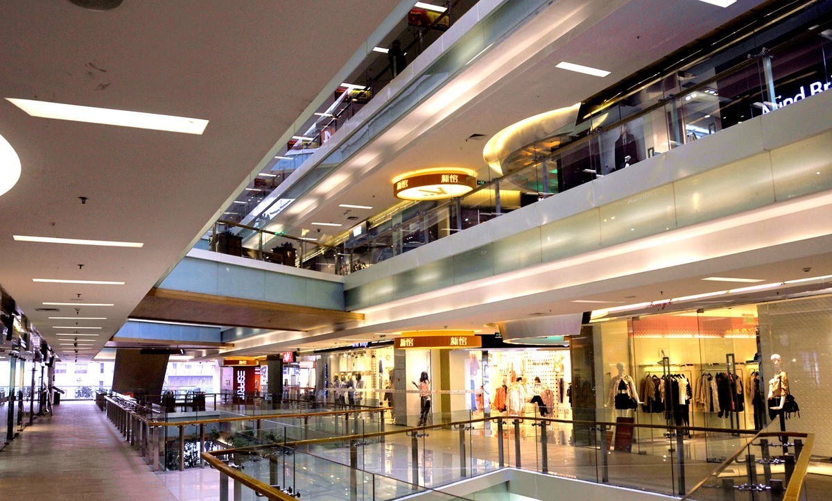 富丽堂皇的商场