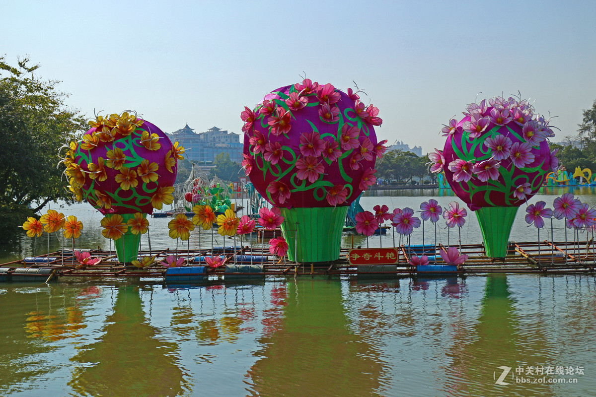 白天逛西湖花灯随拍