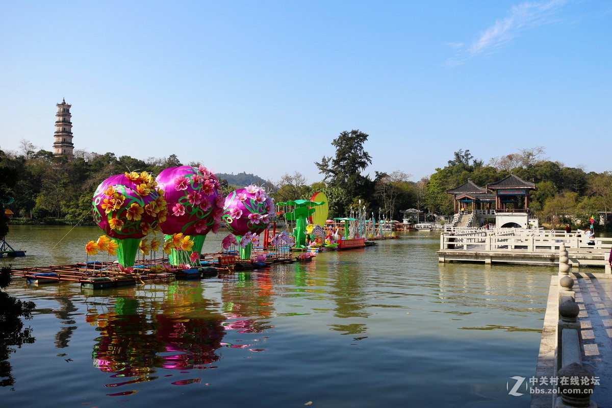 白天逛西湖花灯随拍