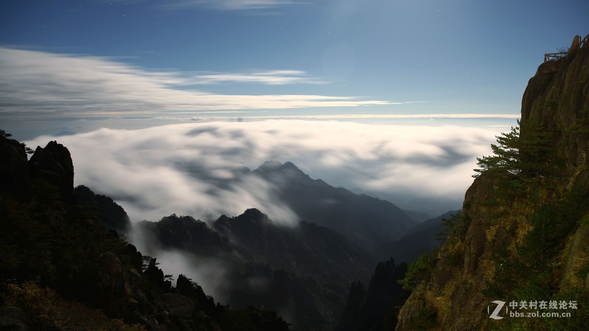 黄山夜景