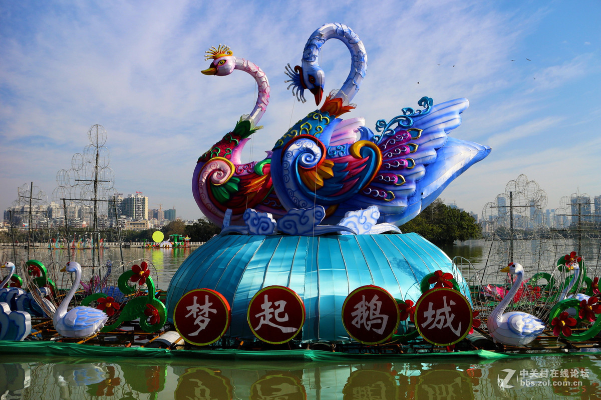 白天逛西湖花灯随拍