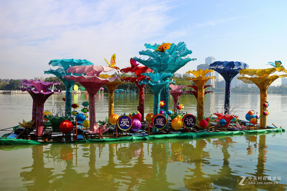 白天逛西湖花灯随拍