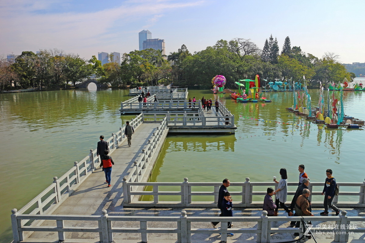 白天逛西湖花灯随拍