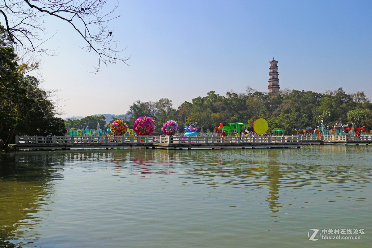 白天逛西湖花灯随拍