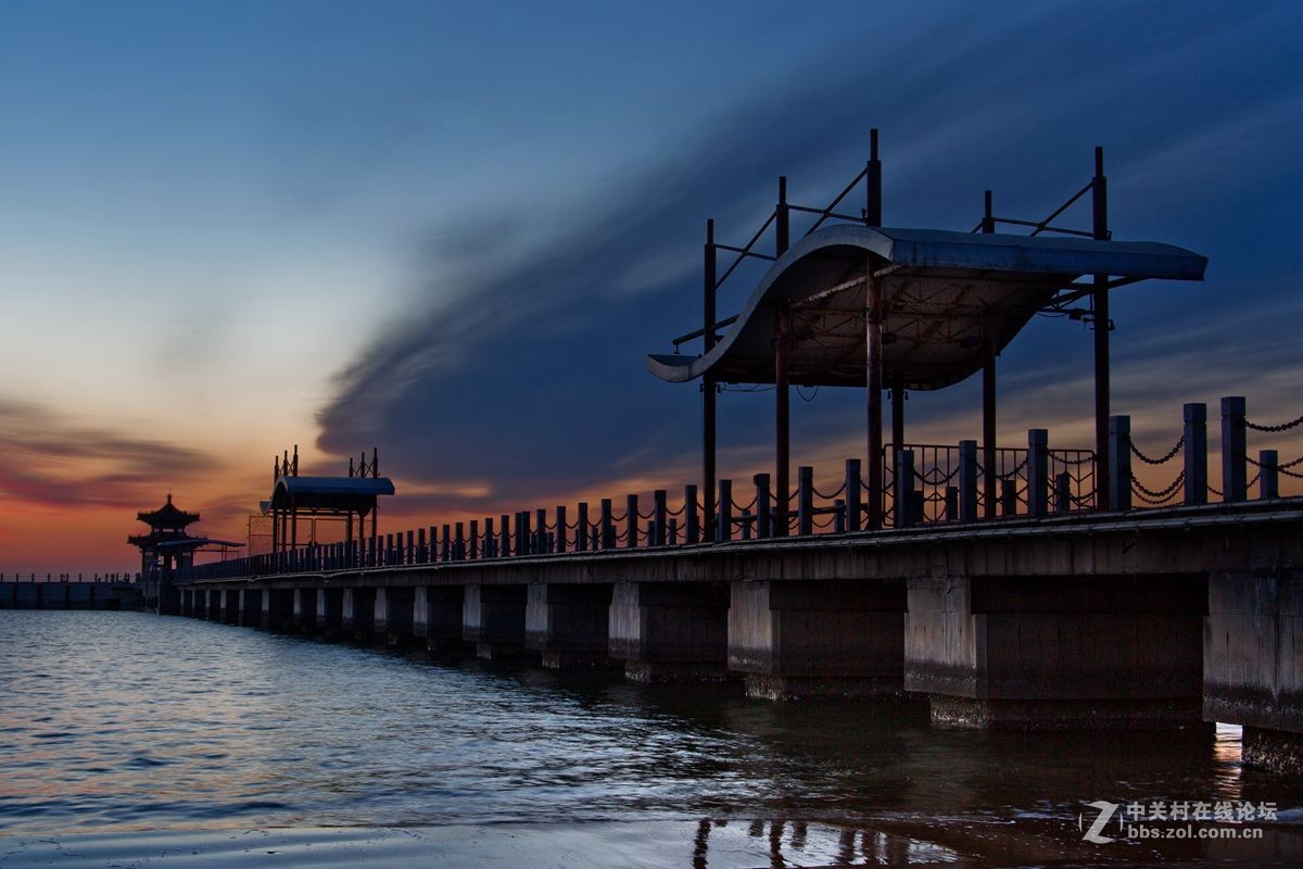 秦皇岛东山海边冬景