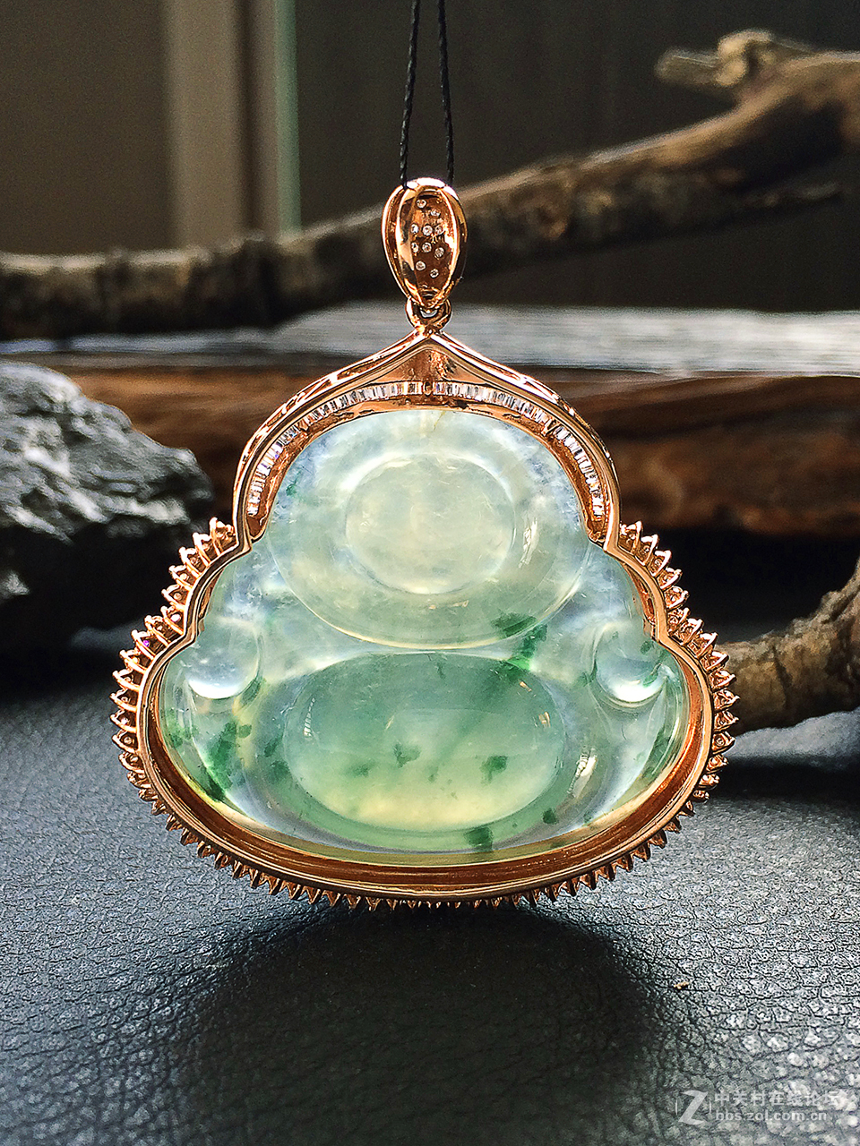 苹果5S 201601015 -翡翠弥勒佛（裸拍）