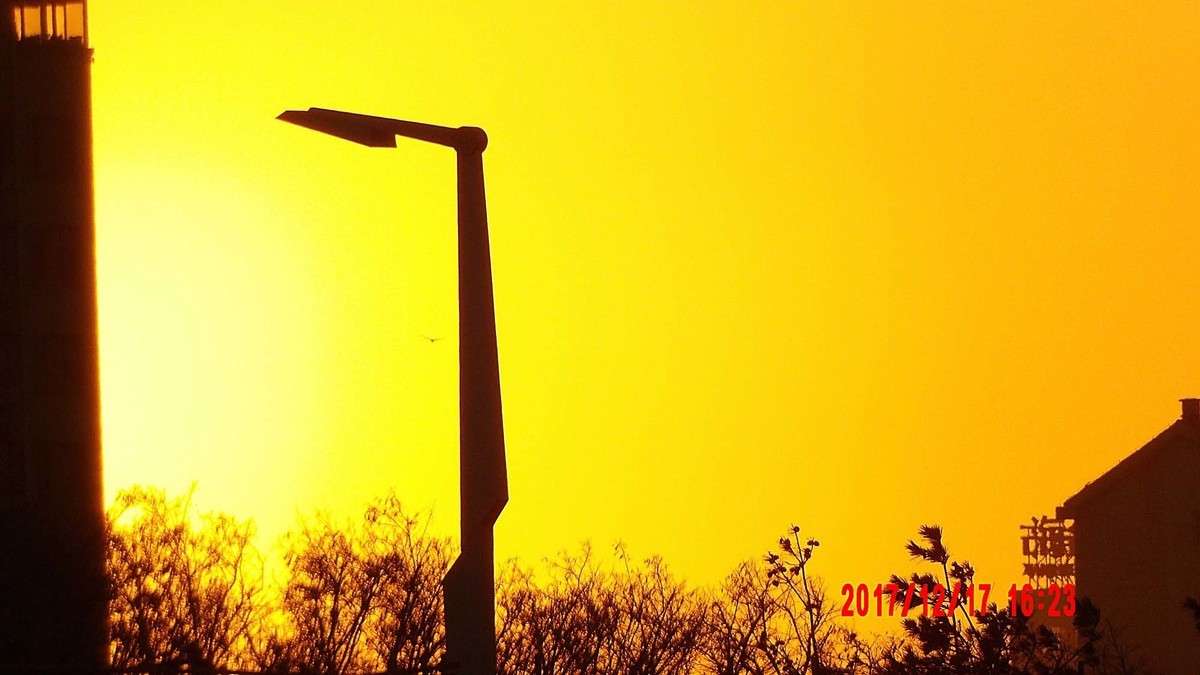 [AZ901]1217落日景色