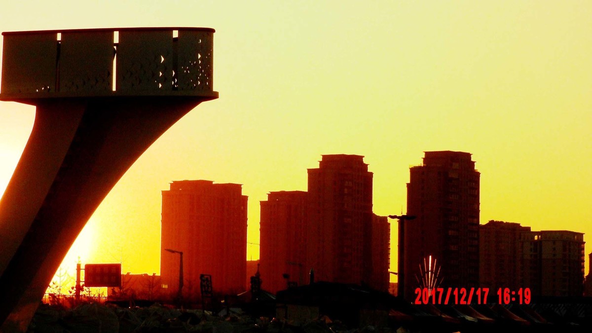 [AZ901]1217落日景色