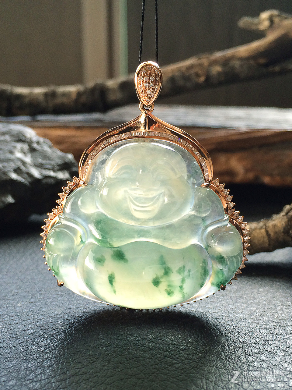 苹果5S 201601015 -翡翠弥勒佛（裸拍）