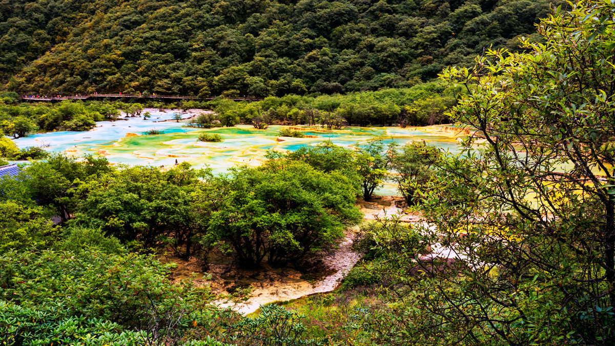 川西风光  《黄龙风景区》