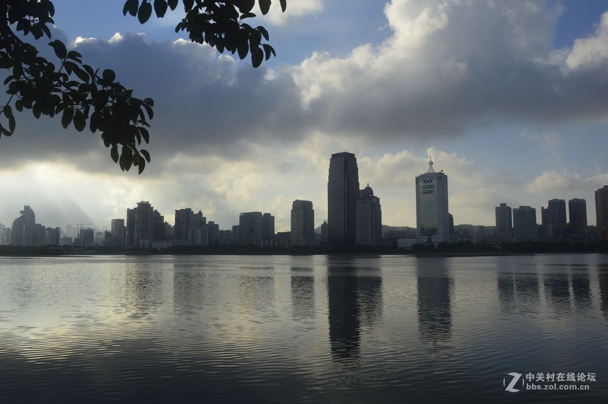 美丽的厦门白鹭洲湖边风光摄影之二