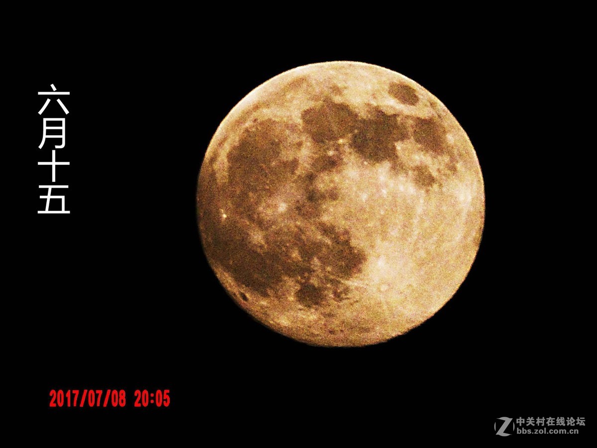 阴历六月上旬拍月