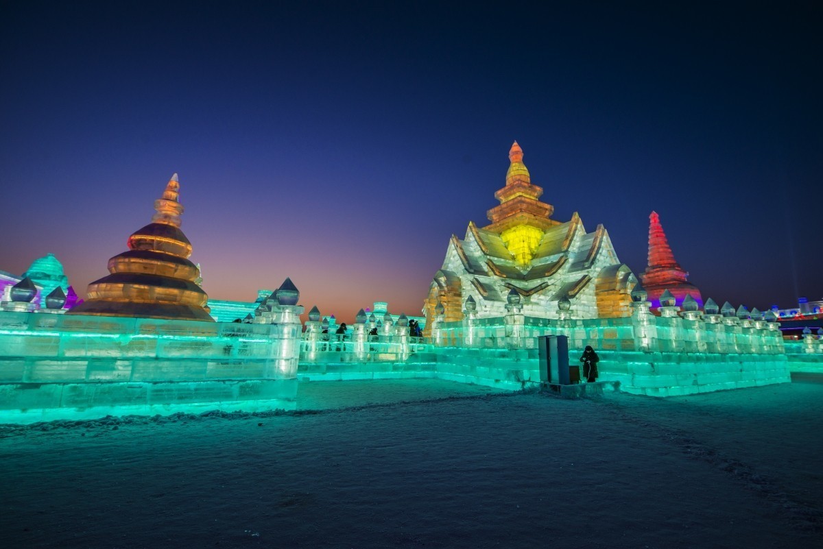 美轮美奂的冰雕雪雕——哈尔滨冰雪大世界掠影