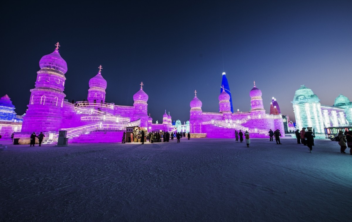 美轮美奂的冰雕雪雕——哈尔滨冰雪大世界掠影