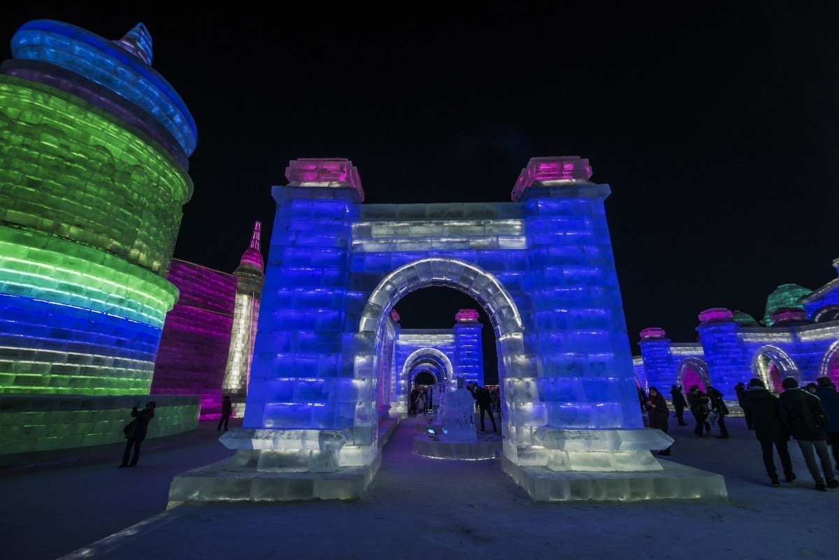 美轮美奂的冰雕雪雕——哈尔滨冰雪大世界掠影