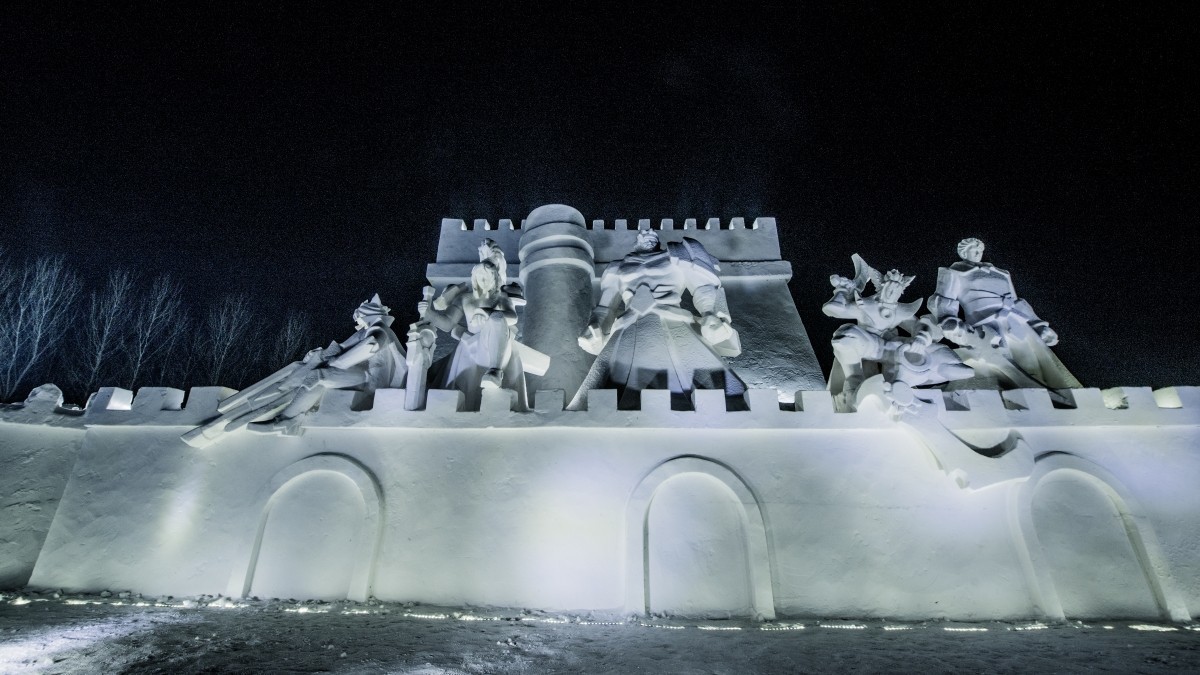 美轮美奂的冰雕雪雕——哈尔滨冰雪大世界掠影