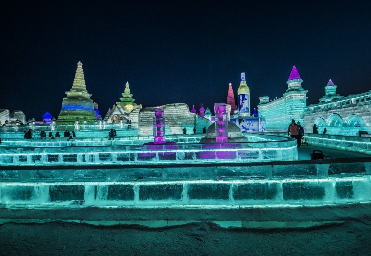 美轮美奂的冰雕雪雕——哈尔滨冰雪大世界掠影