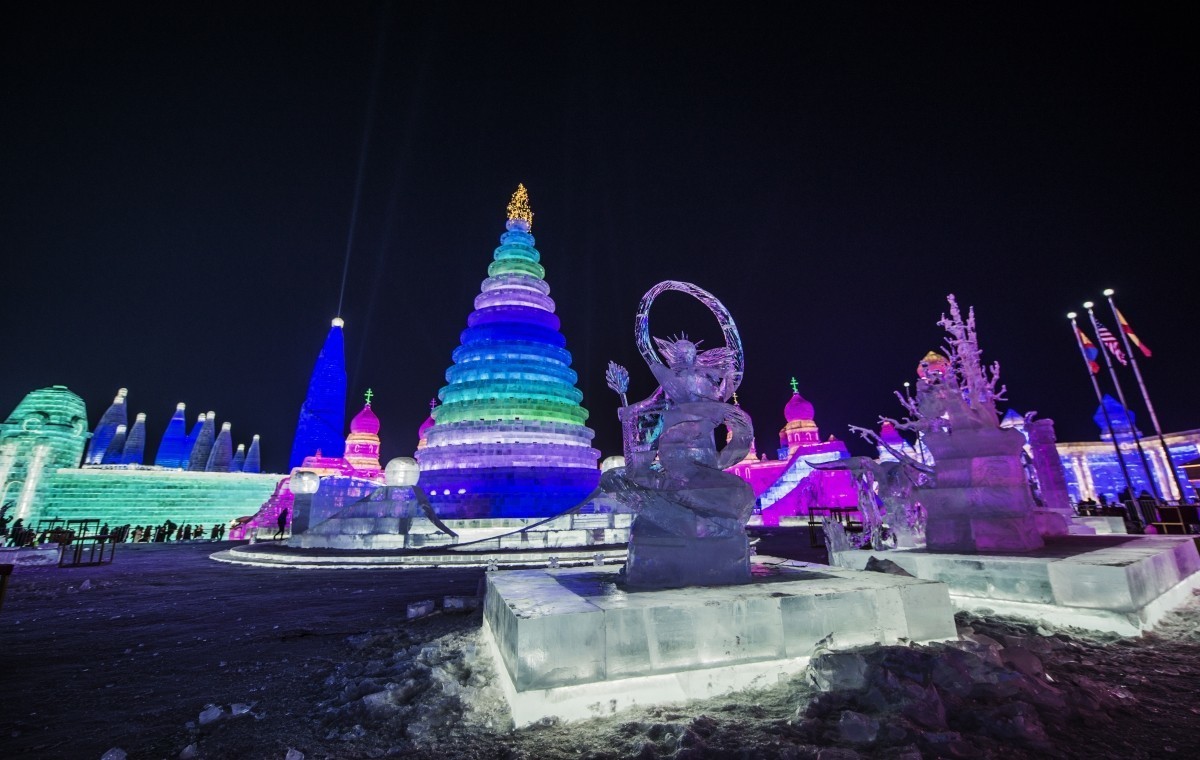 美轮美奂的冰雕雪雕——哈尔滨冰雪大世界掠影