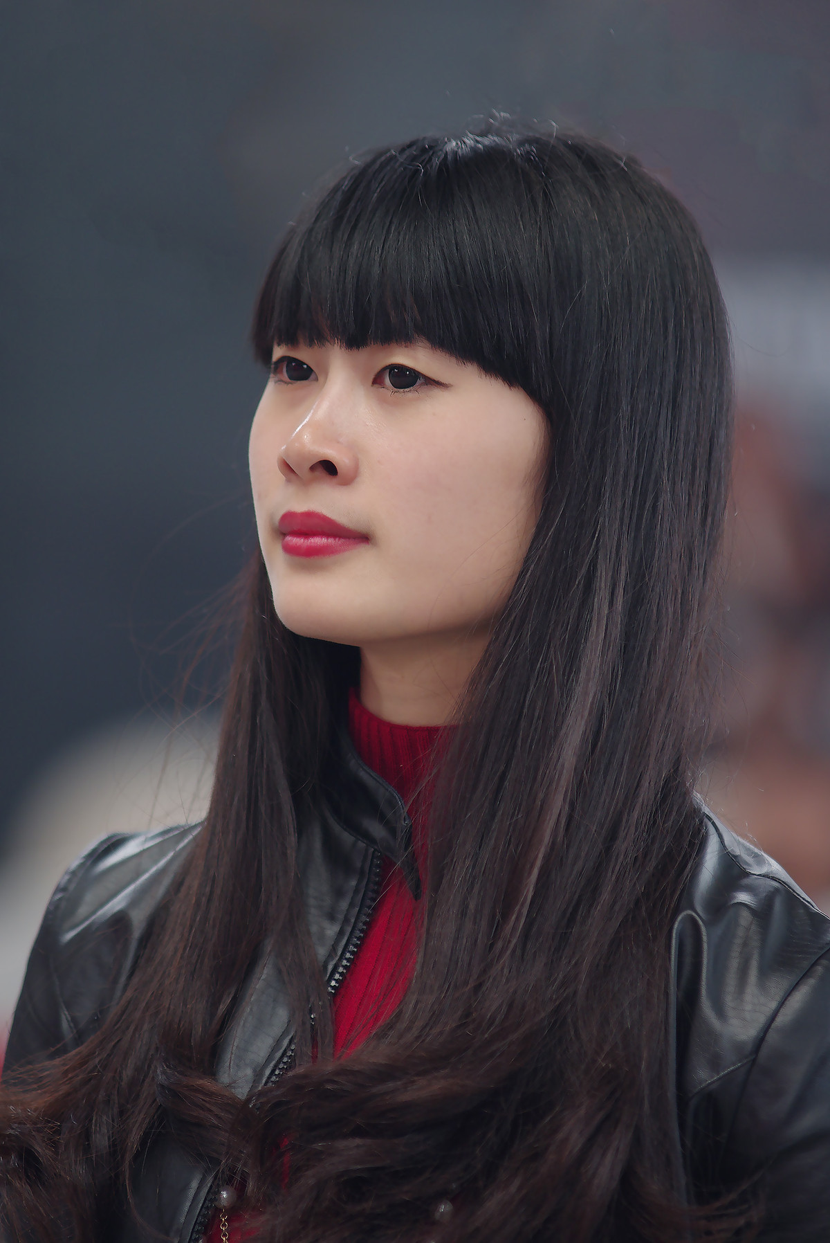 泸州国际酒博会上美女与美酒