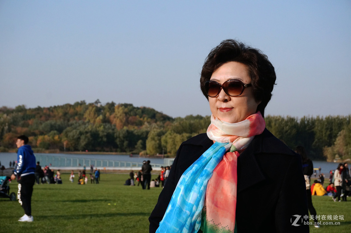 今天去奥森公园拍的人像