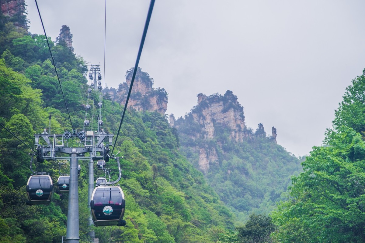 张家界武陵源天子山索道