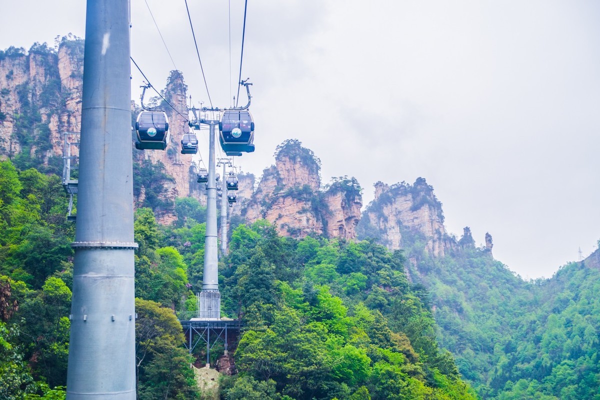 张家界武陵源天子山索道
