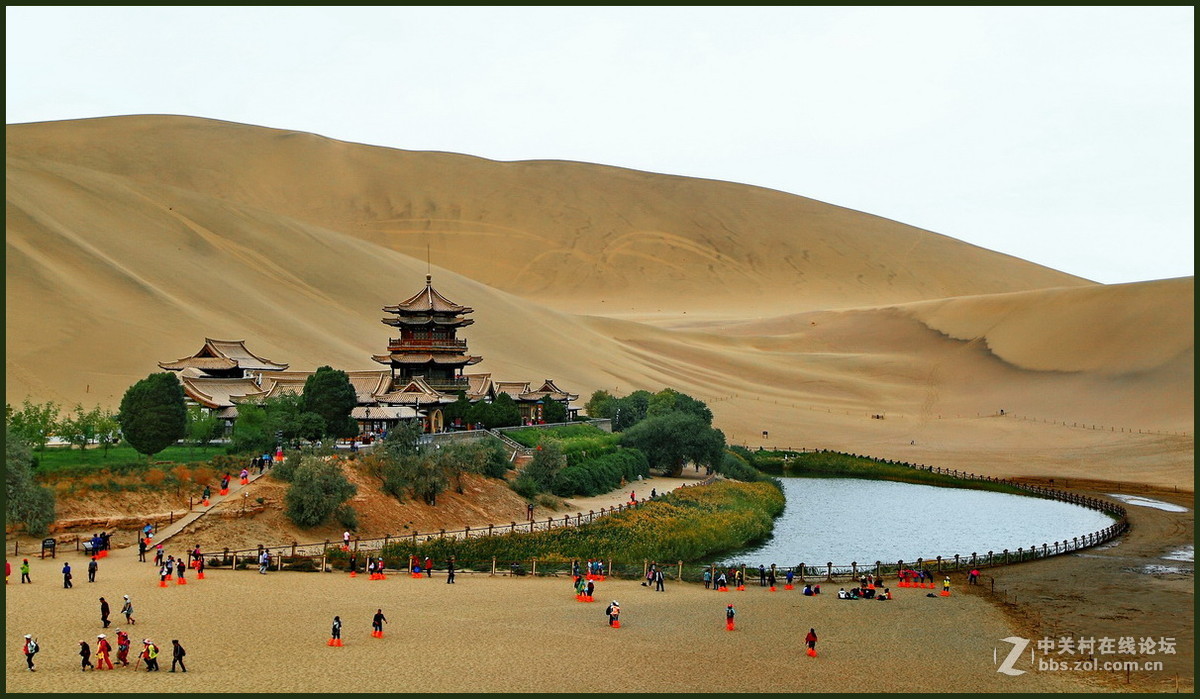 鸣沙山与莫高窟及敦煌沿途风光