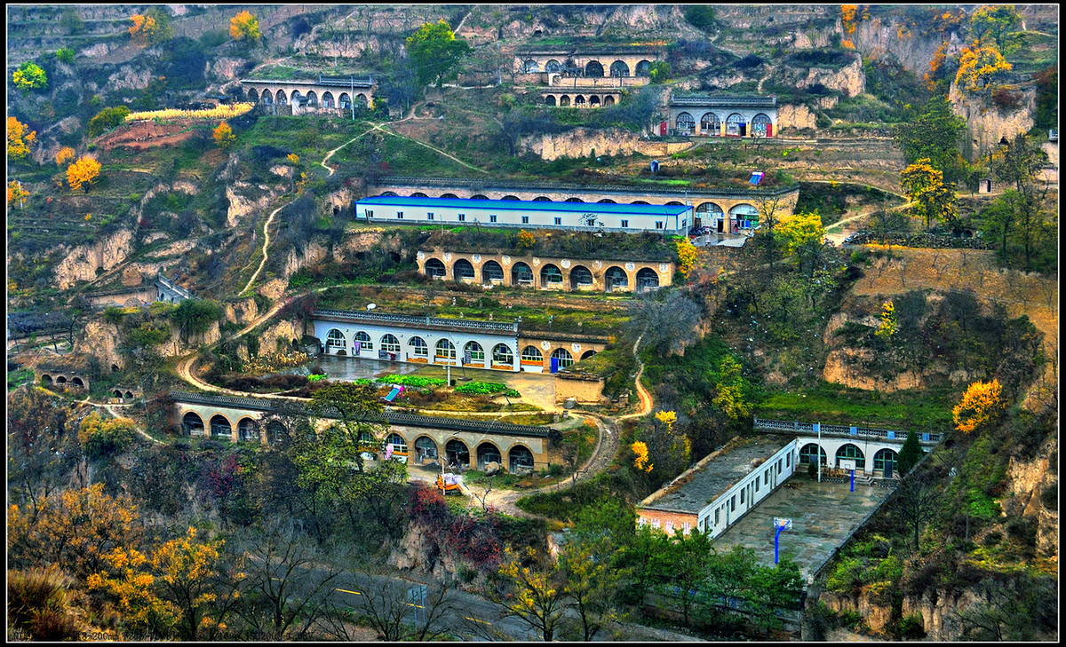 黄土高坡的名片陕北窑洞