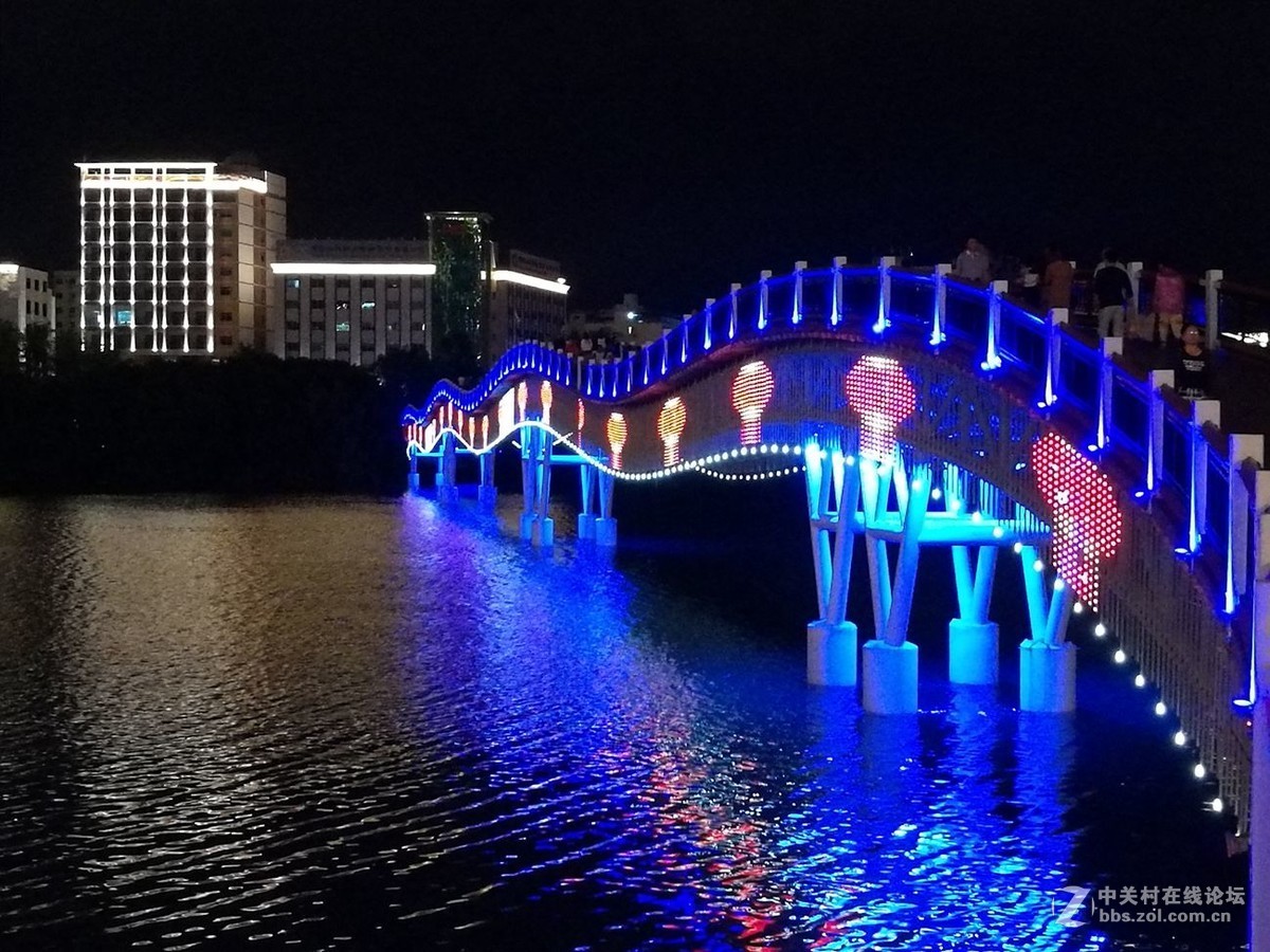 三亚河夜景
