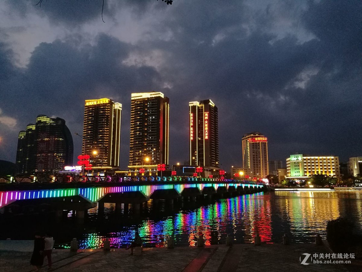 三亚河夜景