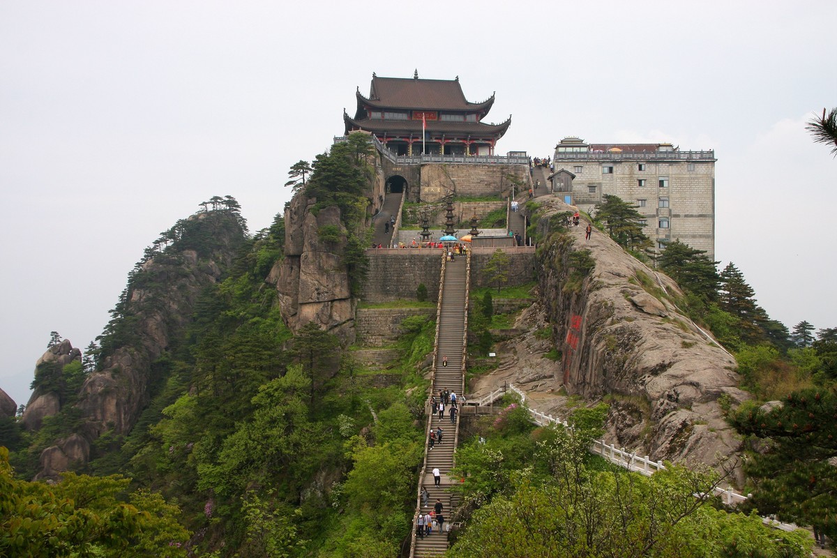 2018年4月贛北皖南25日自由行九華山天台景區