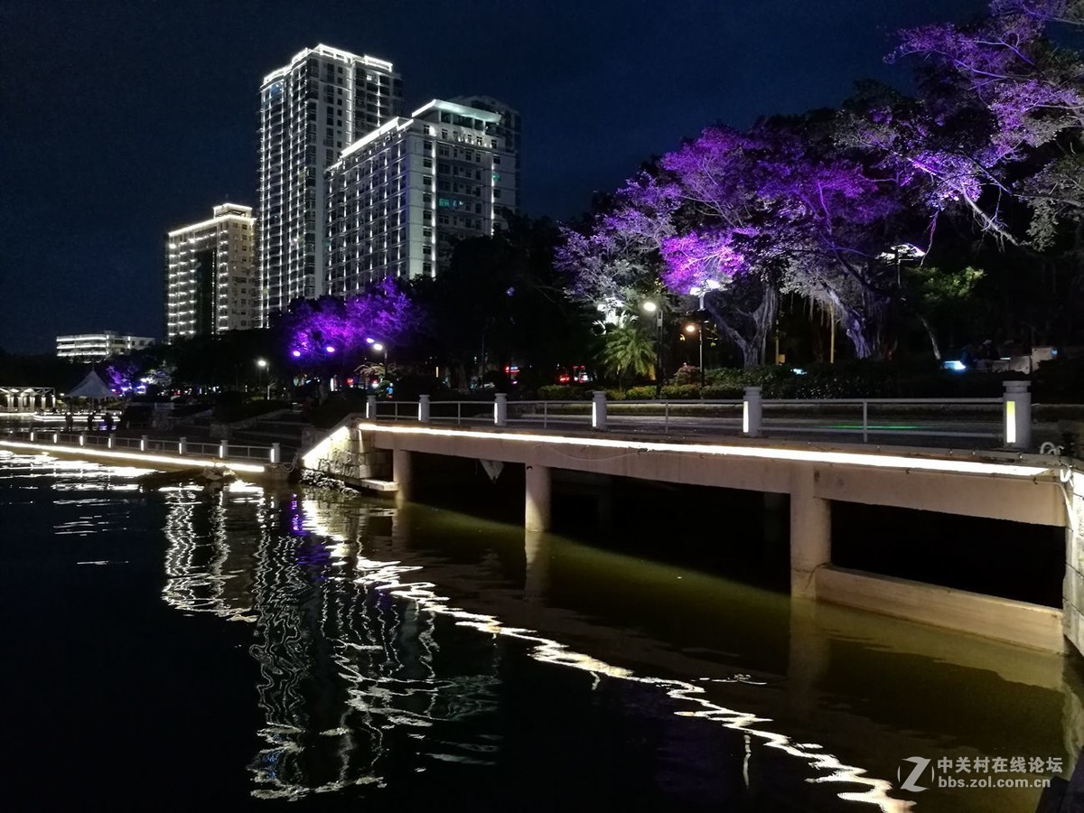 三亚河夜景