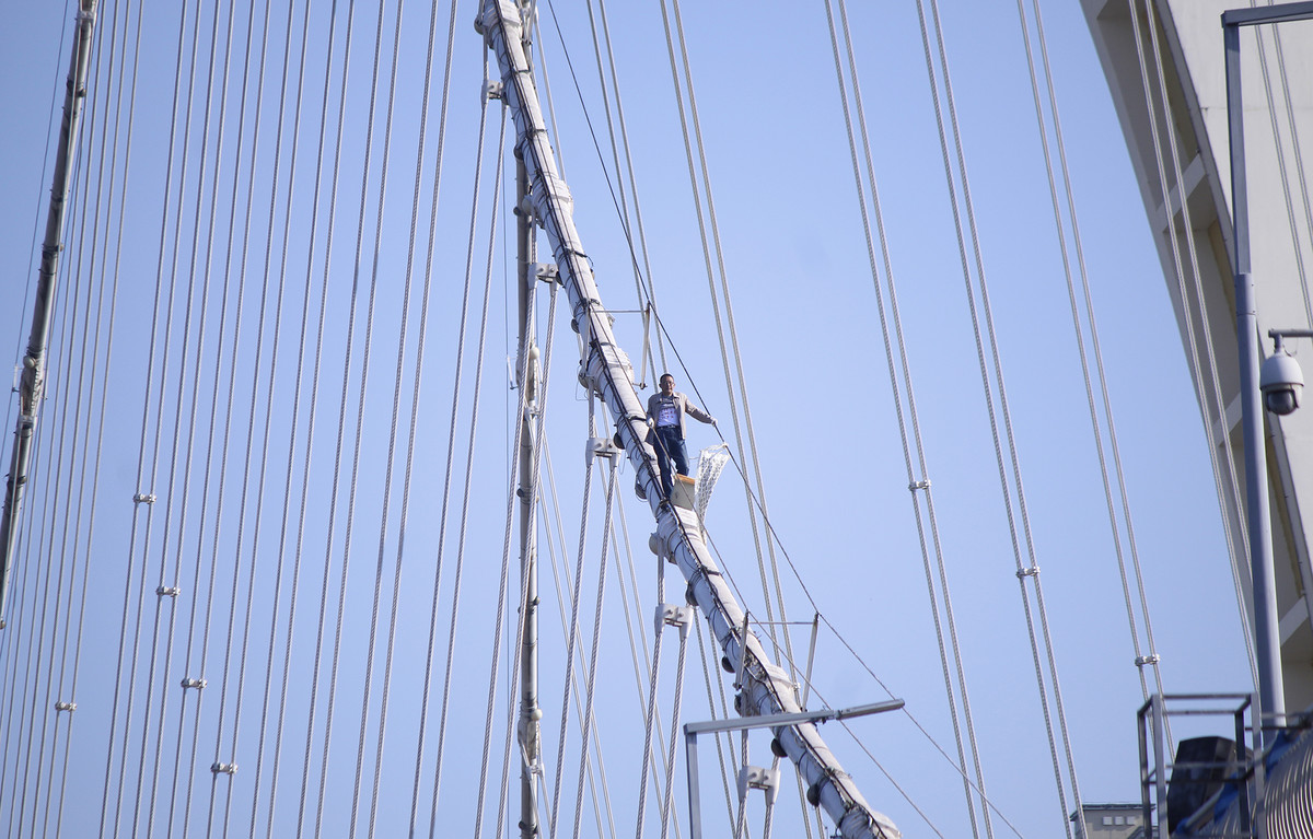 獵德大橋的跳橋秀