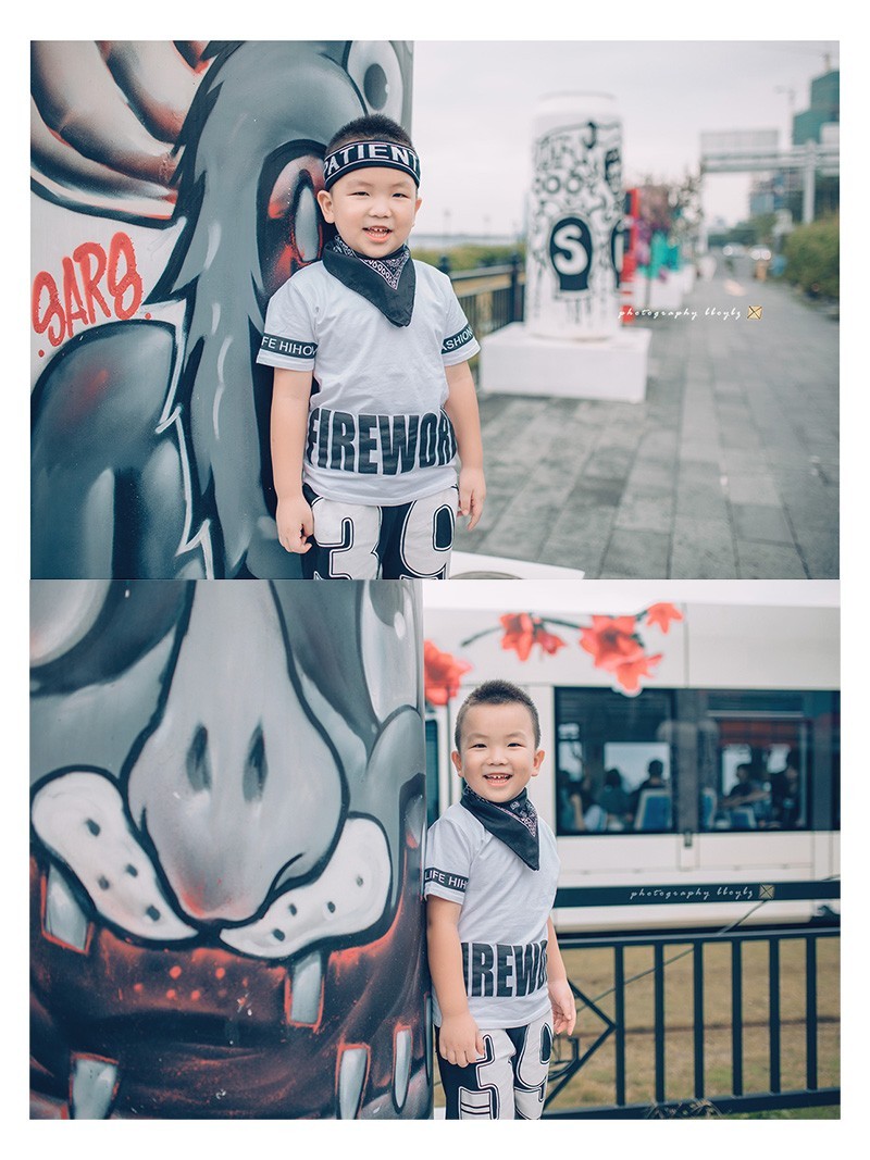 小侄子的暑假。