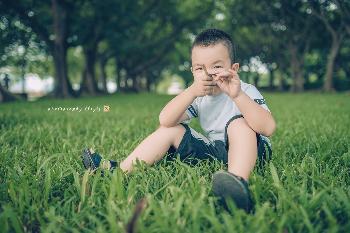 小侄子的暑假。