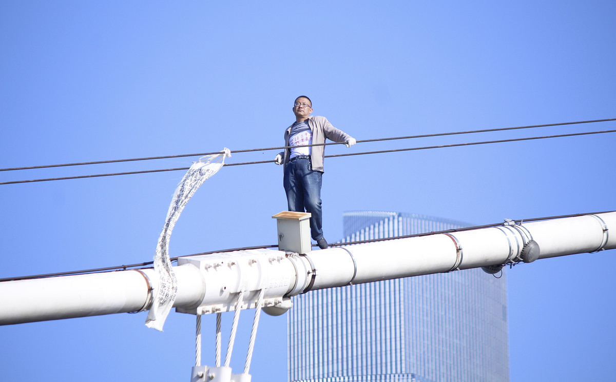 獵德大橋的跳橋秀