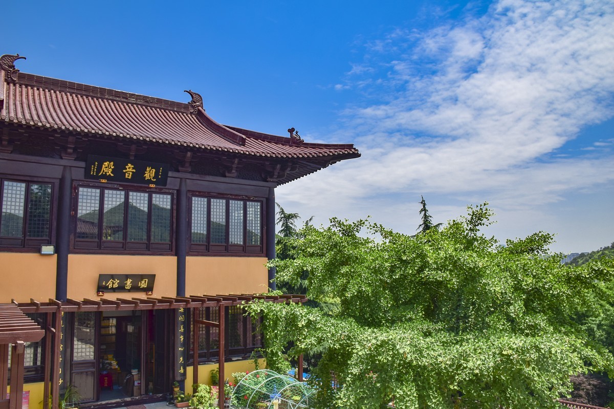 一组古寺庙风景