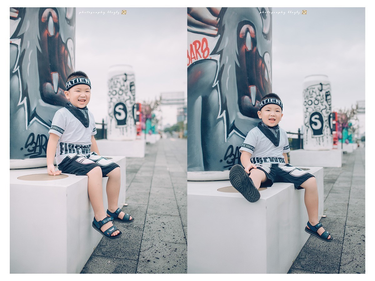 小侄子的暑假。