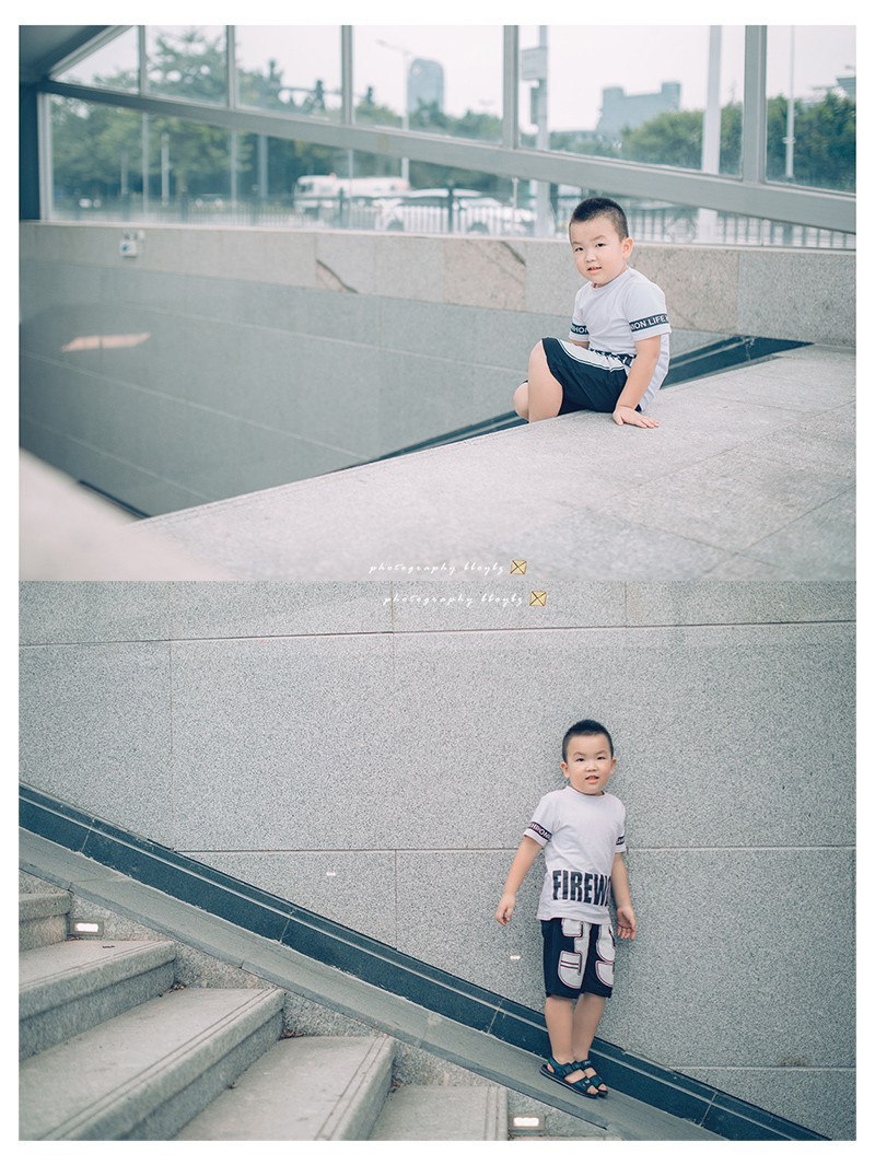 小侄子的暑假。