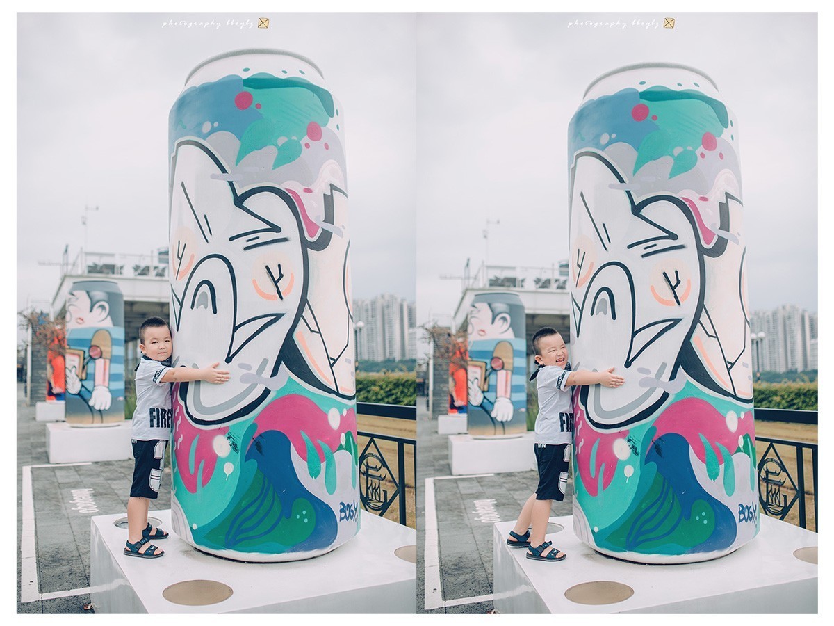 小侄子的暑假。