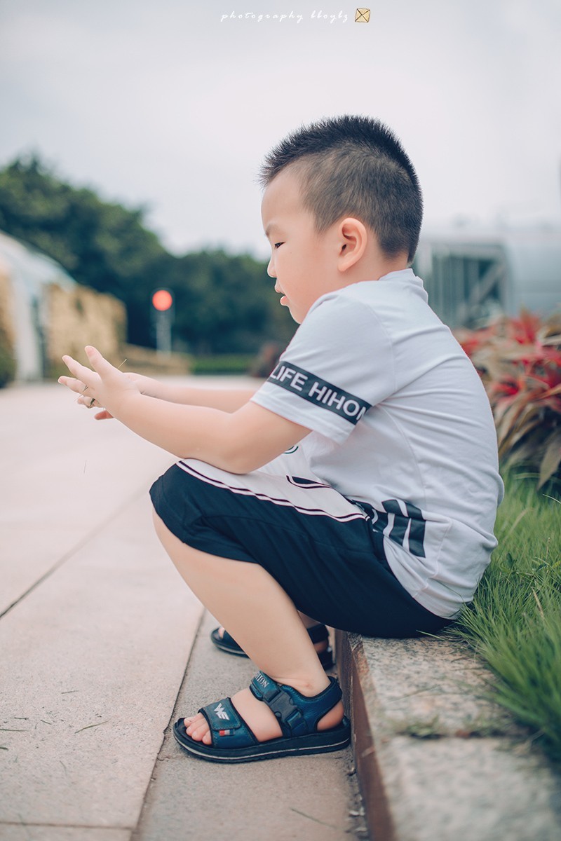 小侄子的暑假。