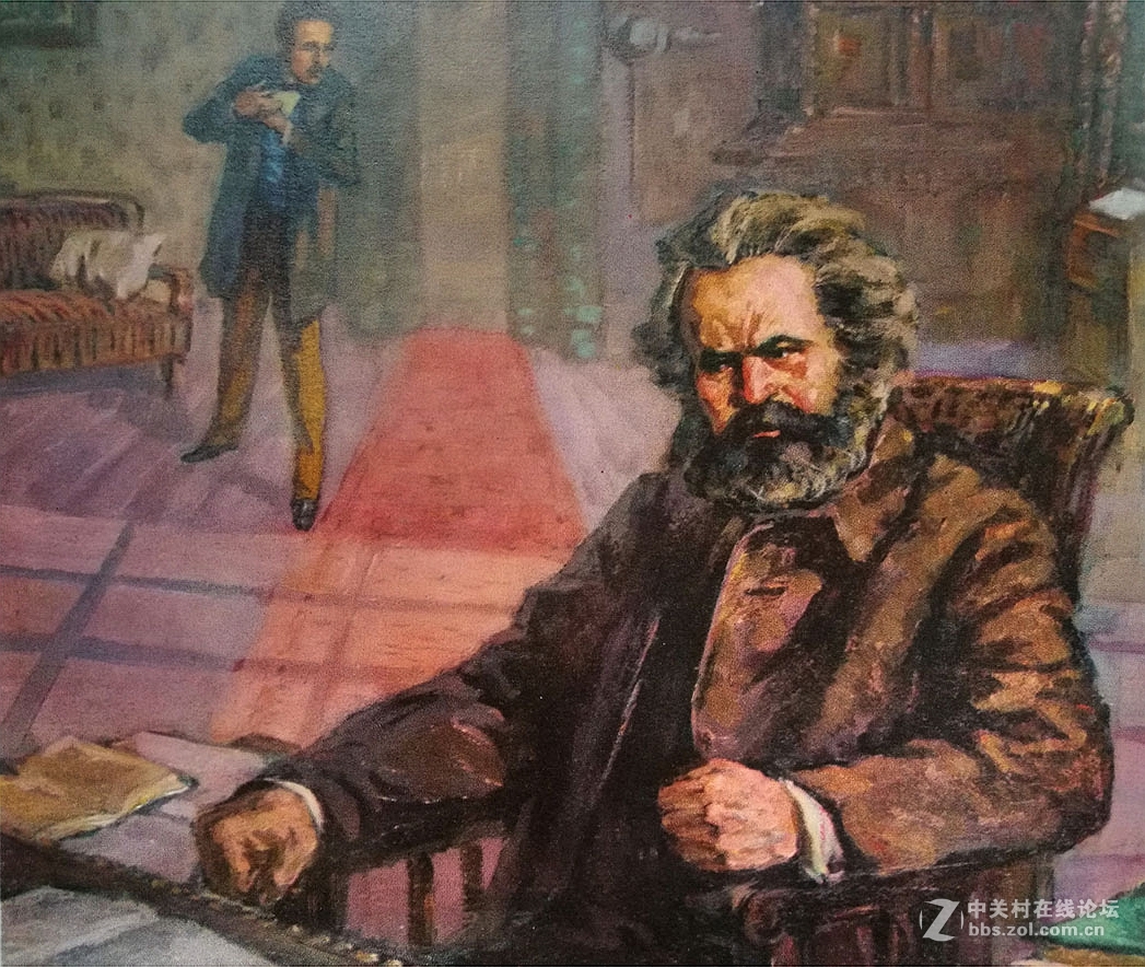 华为P9：翻拍咱阅藏《革命导师马克思恩格斯画册》选页